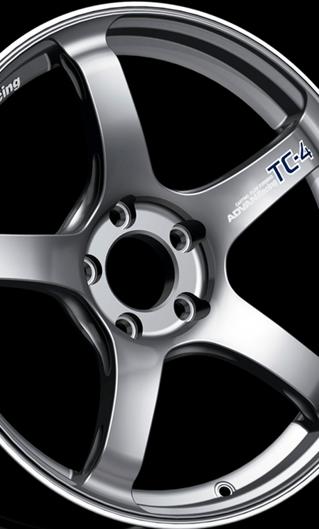 Advan TC4 Alloy Wheel - 16x7.5 ET32 4x98 Racing White Metallic & Ring