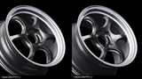 Advan RG-D2 Alloy Wheel - 15x5.5 ET45 4x100 Semi Gloss Black