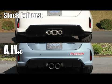 Sistema de escape de titanio Fujitsubo A-RM+c - Civic Type R FL5