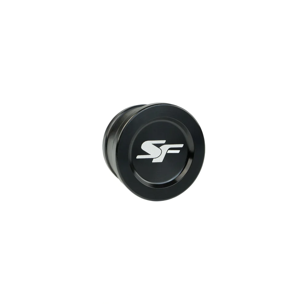 Tapón de bloqueo de carreras SpeedFactory, aluminio macizo, serie B, color negro
