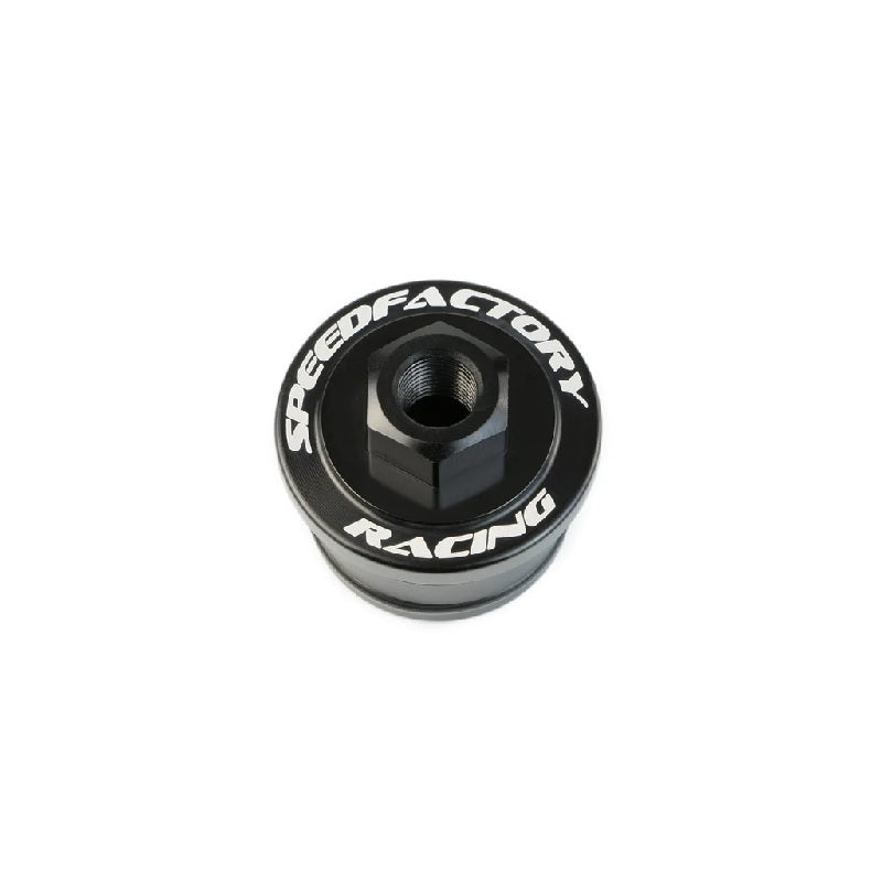 Puerto de presión del cárter del cigüeñal SpeedFactory Billet de aluminio Serie B negro