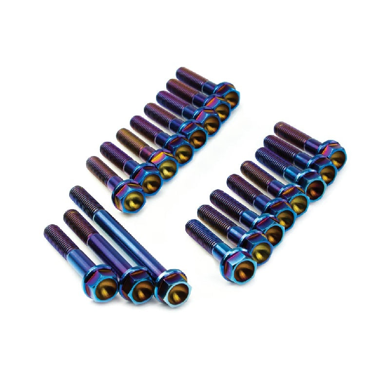 Kit de pernos para caja de transmisión de titanio SpeedFactory Racing Serie K quemado