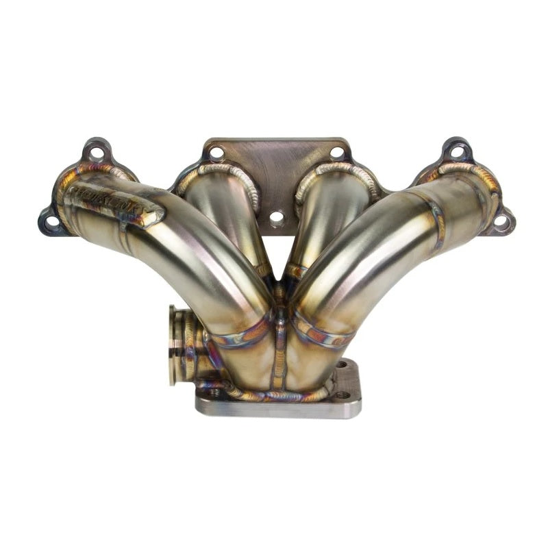 SpeedFactory Racing Stainless Steel Turbo Manifold Mini Ram Style D Series T3 Flange W 44-46Mm V-Band Wg