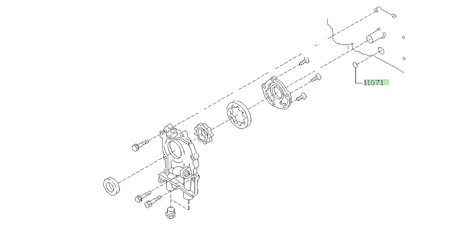 Subaru Engine Block Oil Seal - Impreza Forester Legacy EJ20 EJ25