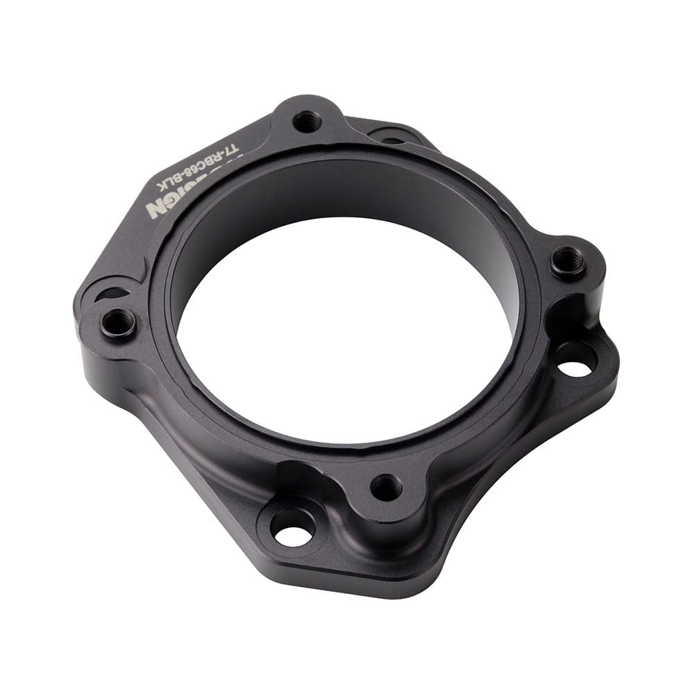 T7Design Bosch 68mm DBW Throttle to Honda RBC & RRC Adapter Plate Black