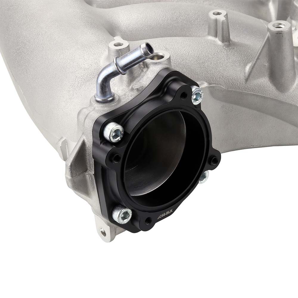 T7Design Bosch 68mm DBW Throttle to Honda RBC & RRC Adapter Plate Black