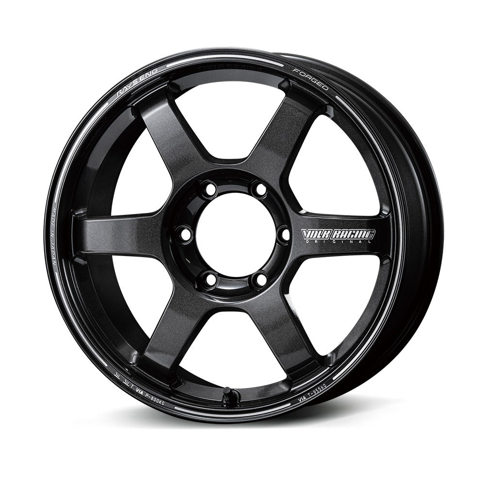 Rays Volk Racing TE37 Large PCD PM2 Alloy Wheel - 18x9 ET0 6x139.7 Diamond Dark Gunmetal