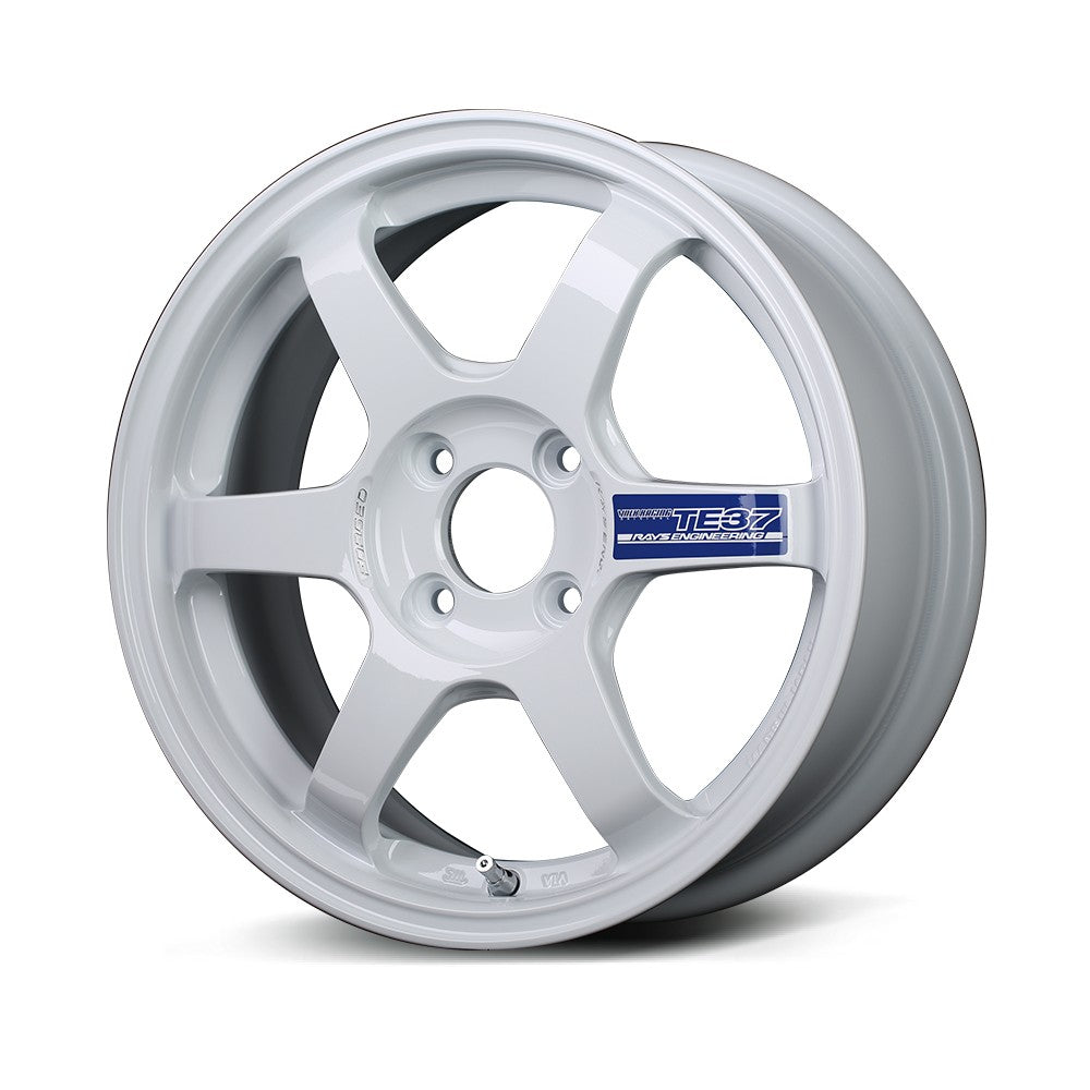 Rays Volk Racing TE37 Gravel2 Alloy Wheel - 15x6 ET40 4x100 Dash White