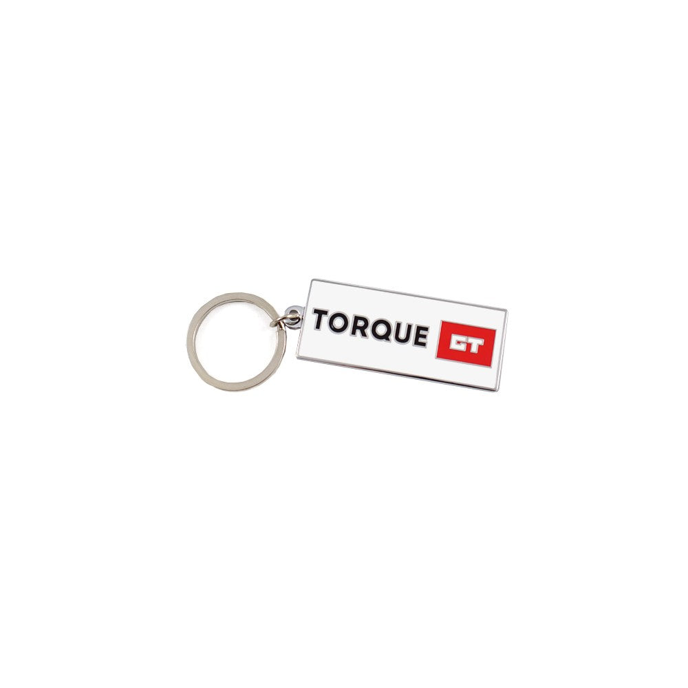 Torque GT Metal Key Ring - White