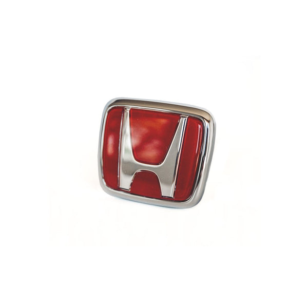 JDM Red H Emblem Set – 96-00 Honda Civic EK, Front & Rear, Type R Style, 2PCS