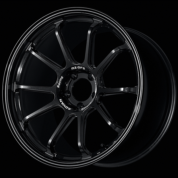 Advan RZ-DF2 Alloy Wheel - 19x9 ET43 5x114.3 Racing Titanium Black