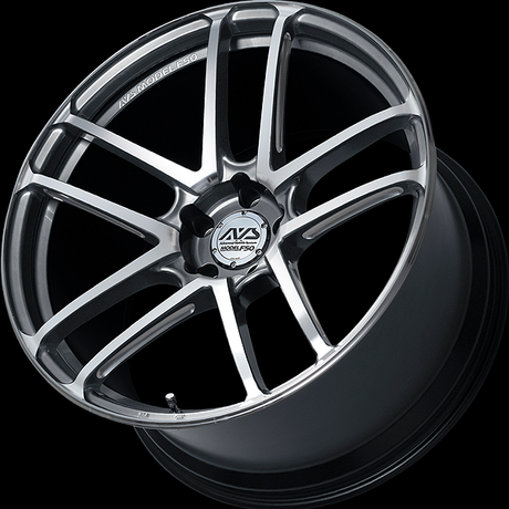 Advan F50 Alloy Wheel - 19x10 ET45 5x120 Hyper Platinum Black