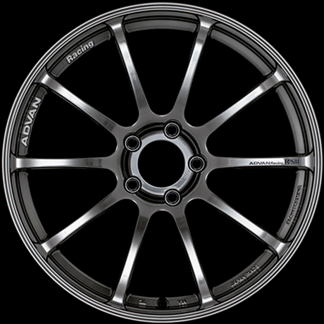 Advan RSII Alloy Wheel - 17x7 ET47 4x100 Racing Hyper Black