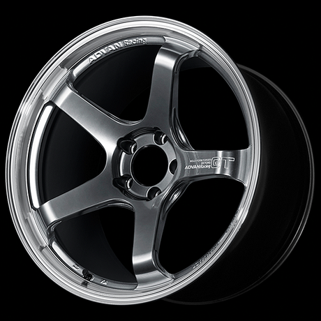 Advan GT Beyond Alloy Wheel - 17x7 ET38 4x100 Machining and Hyper Platinum Black