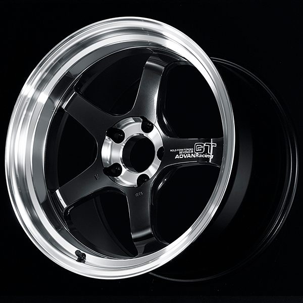 Advan GT Beyond-R Alloy Wheel - 18x12 ET25 5x114.3 Diamond Cut and Dark Platinum Black