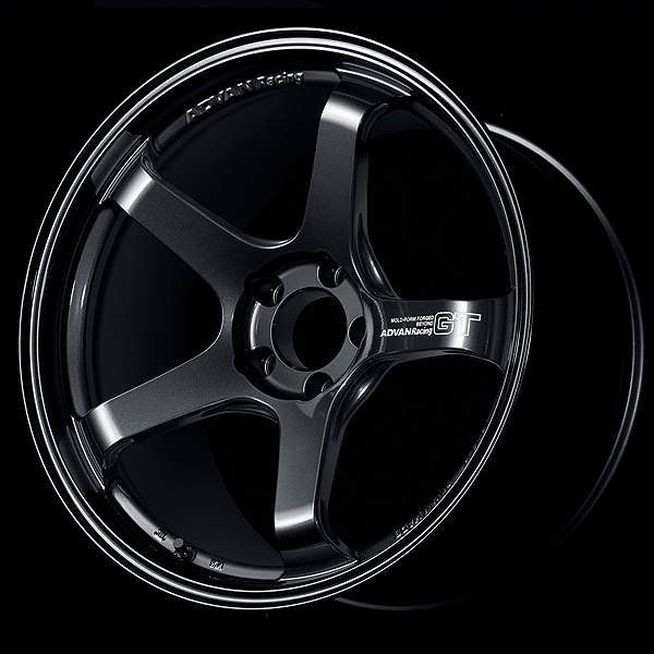 Advan GT Beyond Alloy Wheel - 17x7 ET45 4x100 Racing Titanium Black