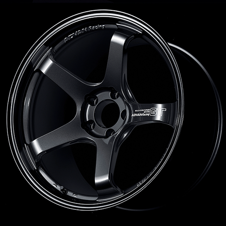 Advan GT Beyond Alloy Wheel - 17x7 ET45 4x100 Racing Titanium Black