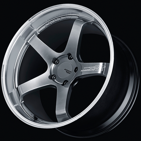 Advan Advan GT Porsche Alloy Wheel - 19x10.5 ET45 5x130 Machining and Hyper Platinum Black