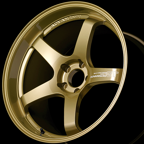 Advan Advan GT Porsche Alloy Wheel - 18x8.5 ET50 5x130 Racing Gold Metallic