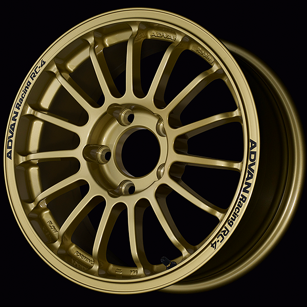 Advan RC-4 Gravel Alloy Wheel - 15x6.5 ET38 4x100 Rally Gold