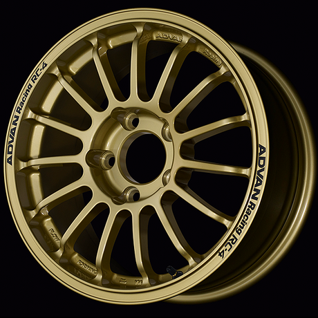 Advan RC-4 Gravel Alloy Wheel - 15x6.5 ET38 4x100 Rally Gold