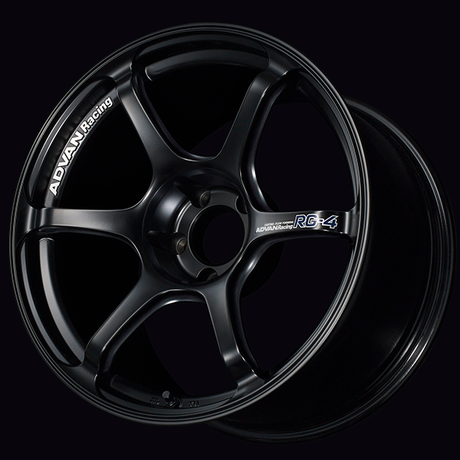 Advan RG-4 Alloy Wheel - 17x7.5 ET48 5x114.3 Semi Gloss Black