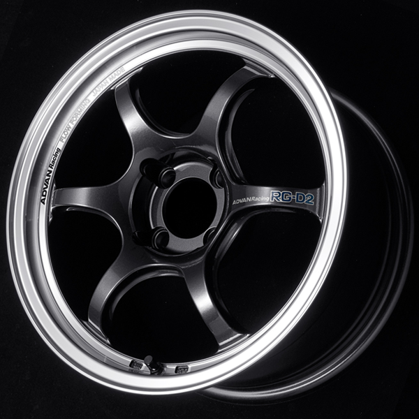 Advan RG-D2 Alloy Wheel - 16x7 ET38 5x100 Machining Black Gun Metal