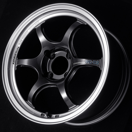 Advan RG-D2 Alloy Wheel - 16x7 ET38 5x100 Machining Black Gun Metal