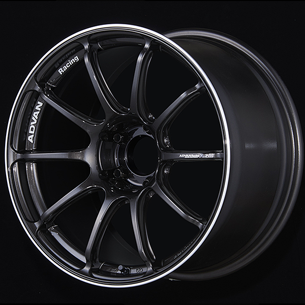 Advan RSIII Alloy Wheel - 18x7.5 ET48 5x114.3 Black Gun Metallic and Ring