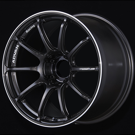 Advan RSIII Alloy Wheel - 18x7.5 ET48 5x114.3 Black Gun Metallic and Ring