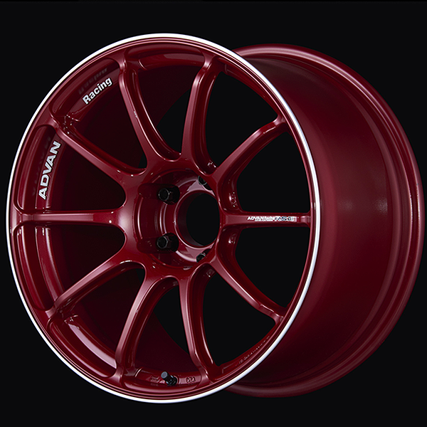 Advan RSIII Alloy Wheel - 18x7.5 ET48 5x114.3 Racing Candy Red and Ring