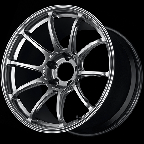 Advan RZ-F2 Alloy Wheel - 18x7.5 ET48 5x100 Hyper Platinum Black